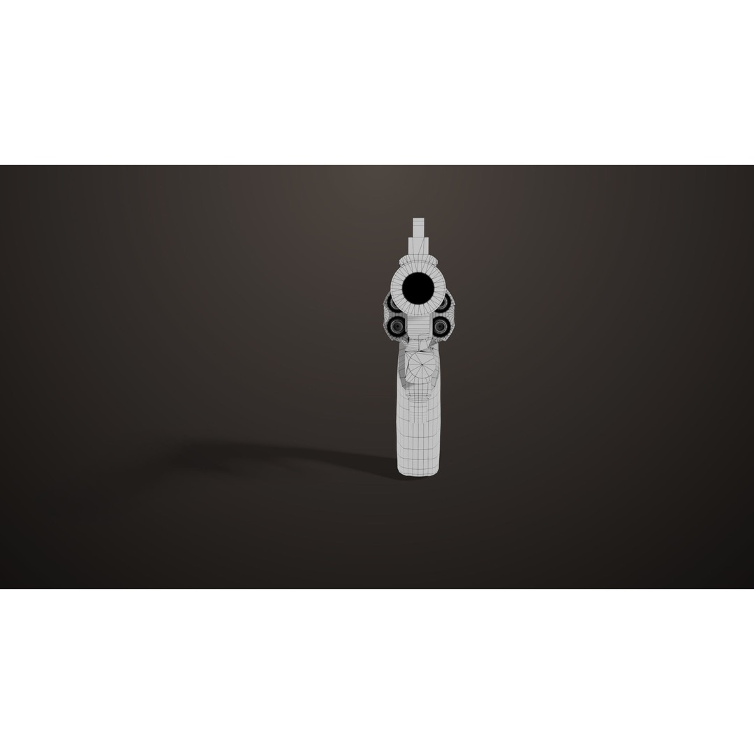M29 Revolver 3D Model – Low Poly PBR Game Asset, FBX - View 22
