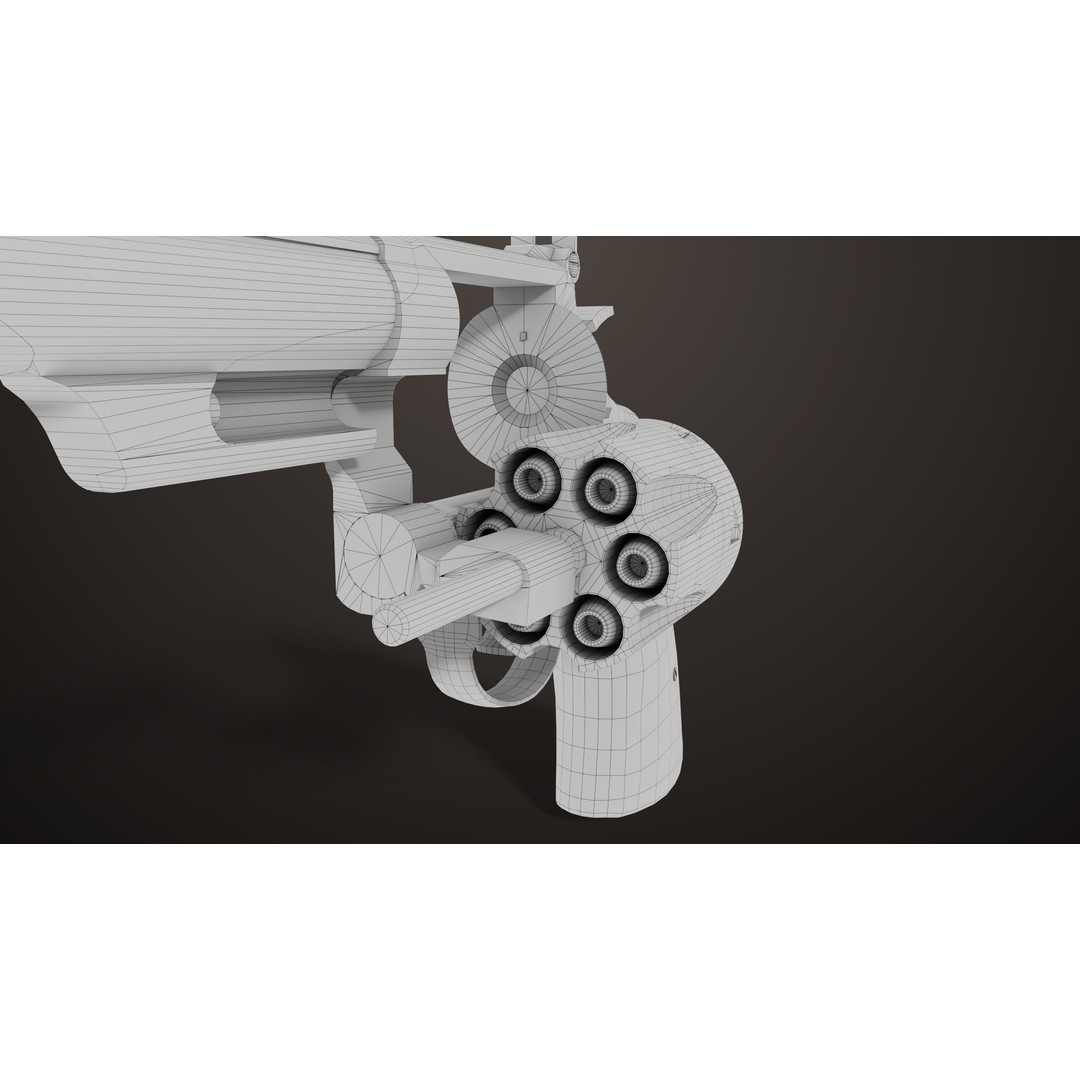 M29 Revolver 3D Model – Low Poly PBR Game Asset, FBX - View 31