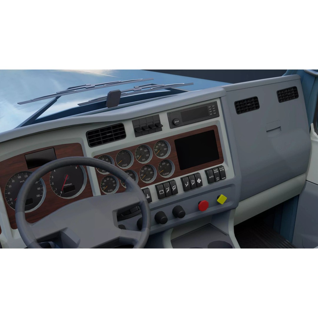 Heavy Truck Chassis 3D Model – Low Poly PBR Rigged Asset, FBX - View 37