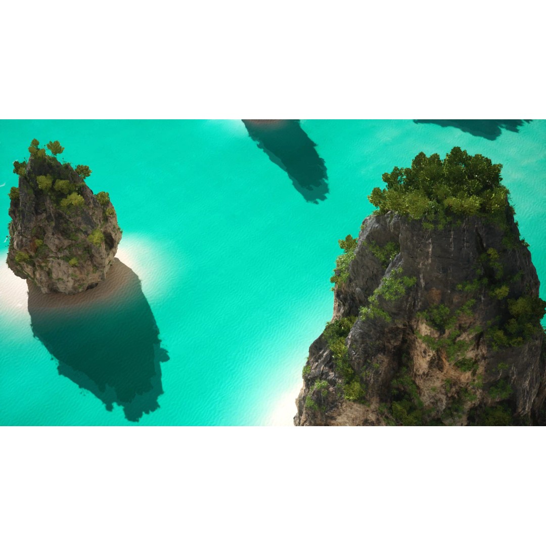 Asian Rocks 3D Model – Low Poly Nature Asset with PBR Textures - View 13