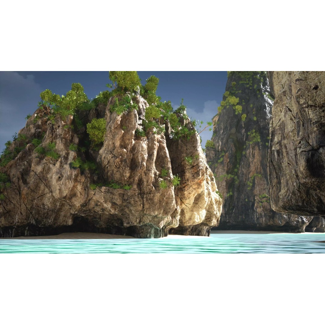 Asian Rocks 3D Model – Low Poly Nature Asset with PBR Textures - View 16