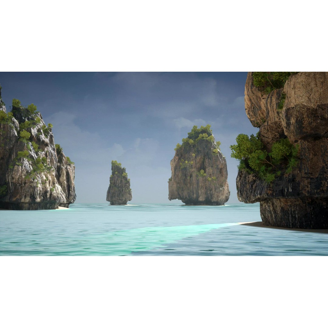 Asian Rocks 3D Model – Low Poly Nature Asset with PBR Textures - View 8