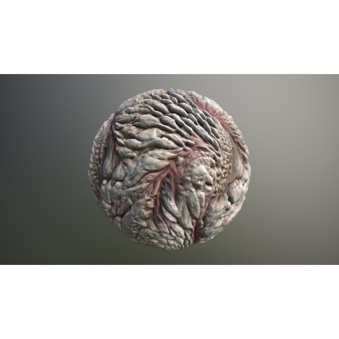 Monster Skin 3D Model – Seamless PBR Texture Pack for Games - View 15