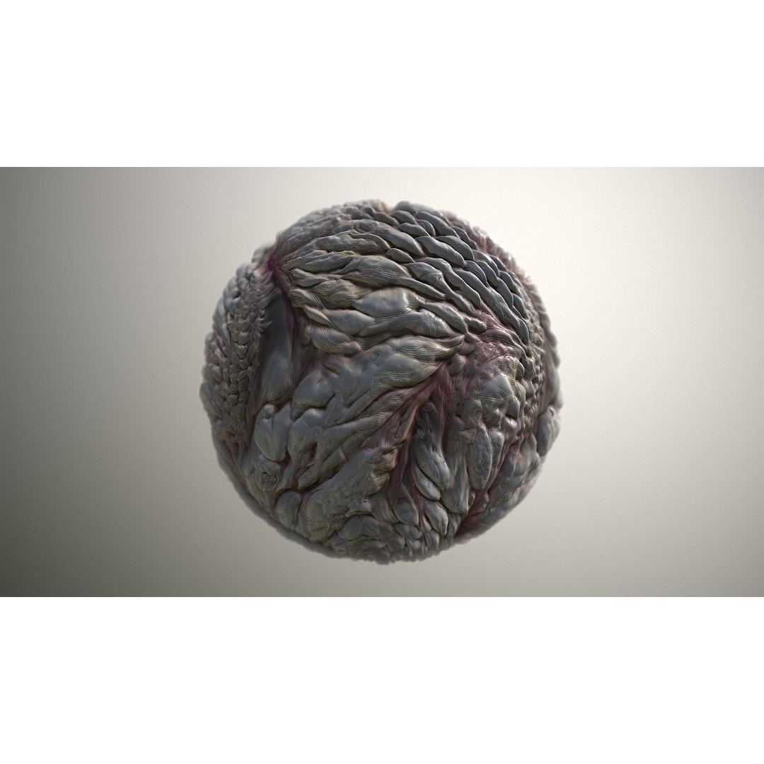 Monster Skin 3D Model – Seamless PBR Texture Pack for Games - View 18