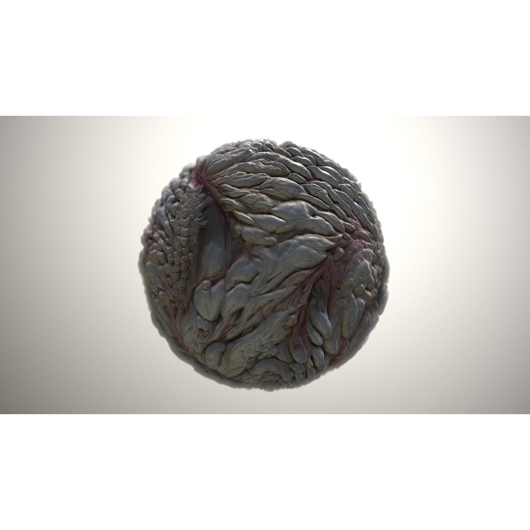 Monster Skin 3D Model – Seamless PBR Texture Pack for Games - View 20