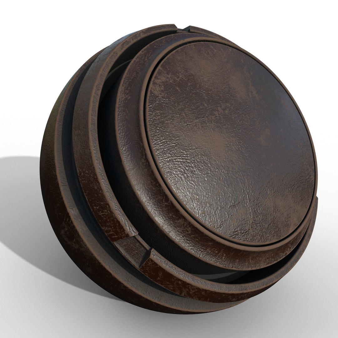 Leather Smart Material 3D Model – 25 High-Quality Textures for Substance Painter - View 10