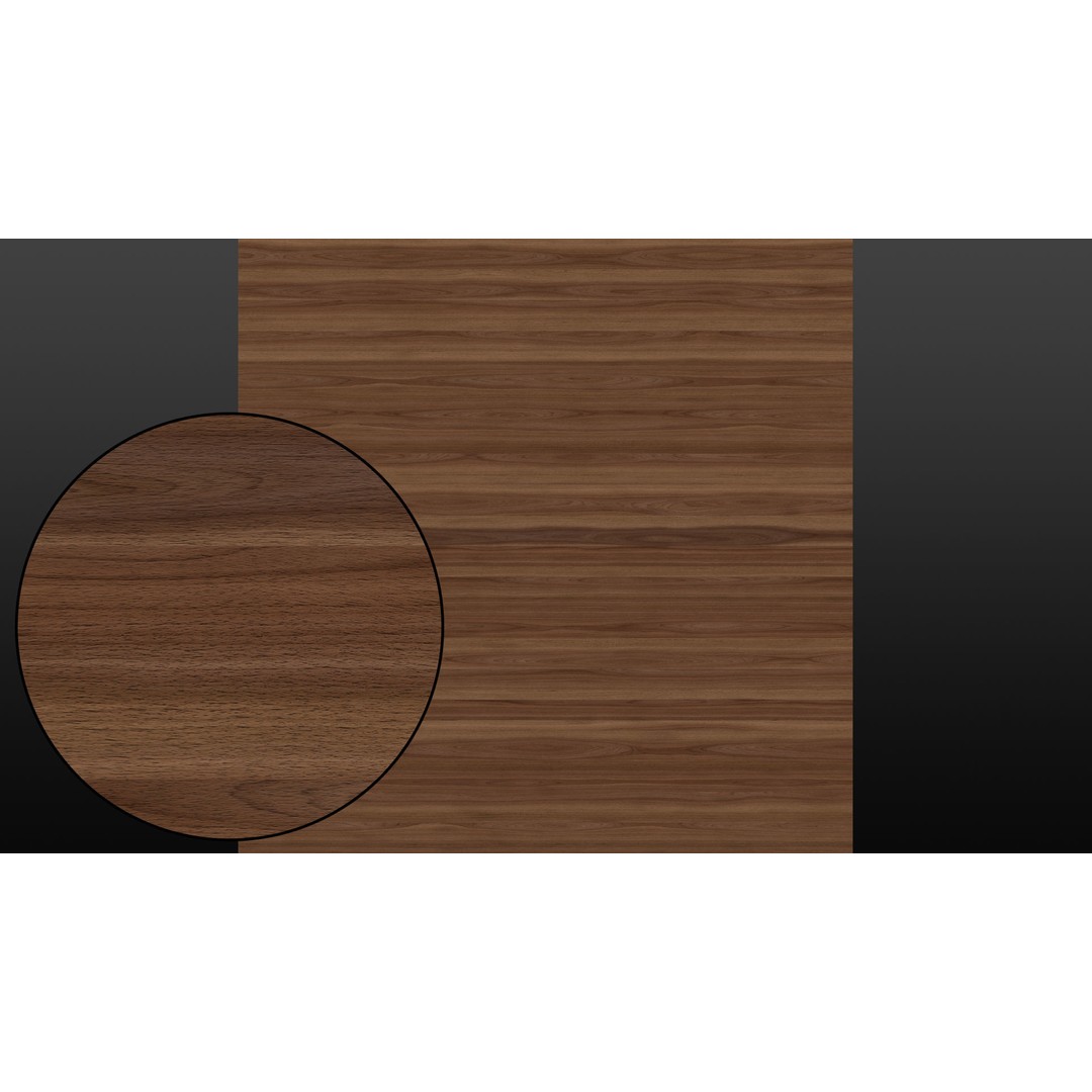 Raw Walnut Veneer 3D Model – High Resolution Seamless Texture, PBR - View 12