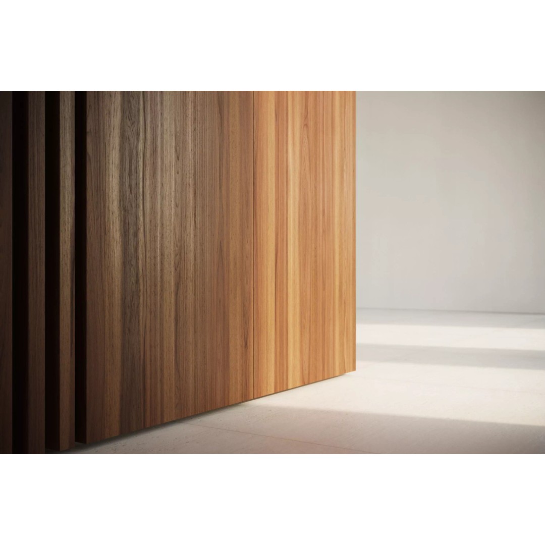 Raw Walnut Veneer 3D Model – High Resolution Seamless Texture, PBR - View 2