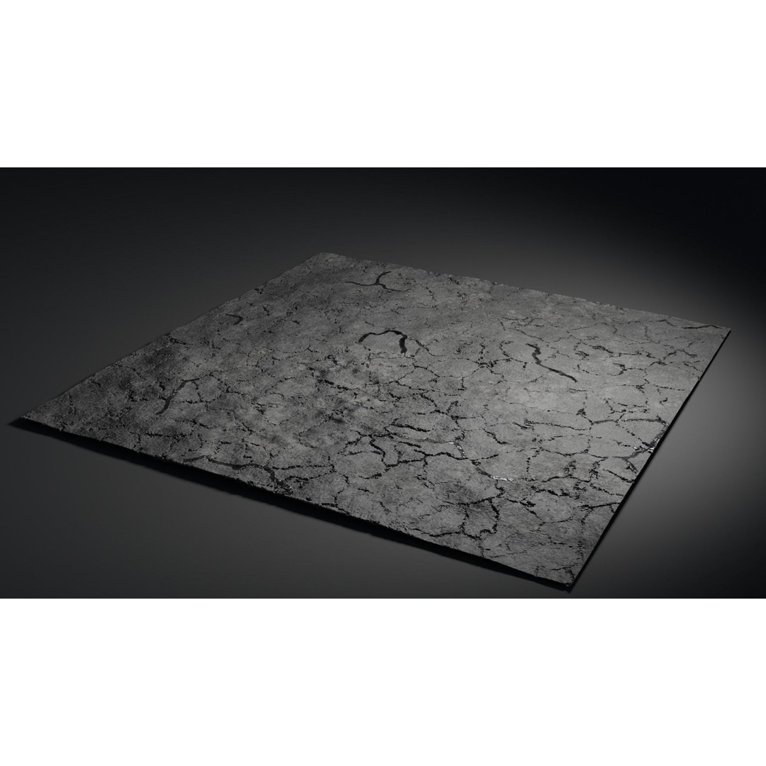 Asphalt Macro Scene 3D Model – High Poly PBR Textures, FBX - View 6