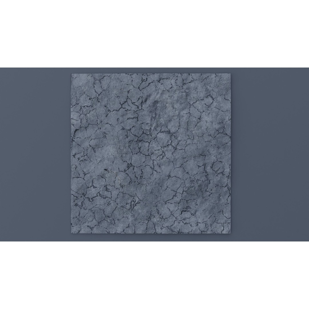 Asphalt Macro Scene 3D Model – High Poly PBR Textures, FBX - View 7