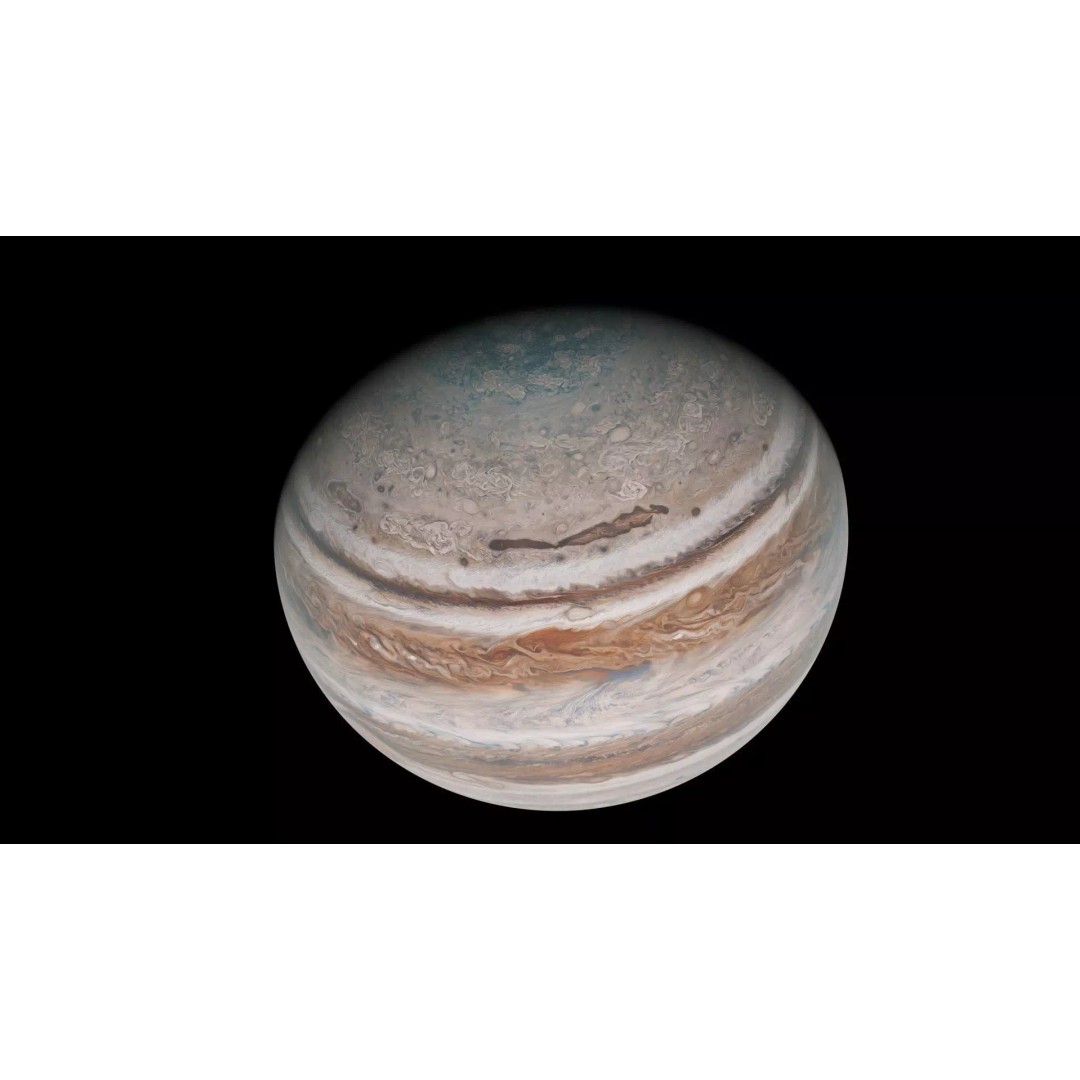 Jupiter 3D Model – Photorealistic Low Poly with 16K Textures, Blender & Unity - View 15