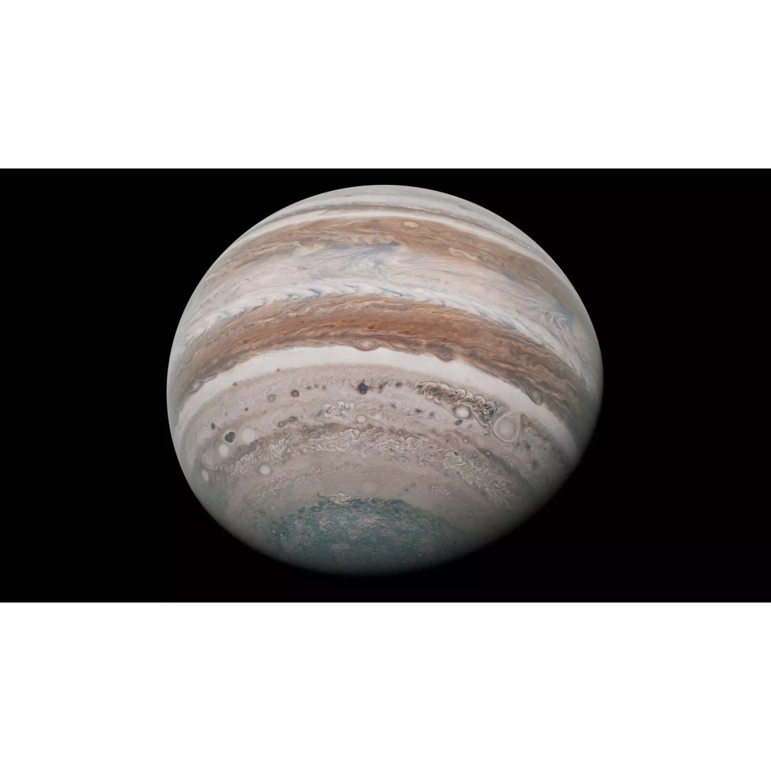 Jupiter 3D Model – Photorealistic Low Poly with 16K Textures, Blender & Unity - View 23