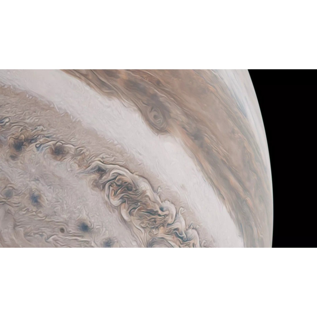 Jupiter 3D Model – Photorealistic Low Poly with 16K Textures, Blender & Unity - View 33