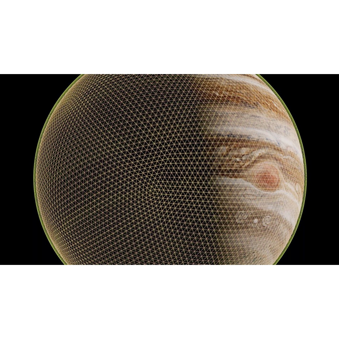 Jupiter 3D Model – Photorealistic Low Poly with 16K Textures, Blender & Unity - View 41