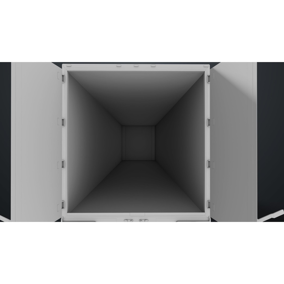 Semi Trailer 3D Model – Low Poly PBR Asset for Games, FBX - View 47