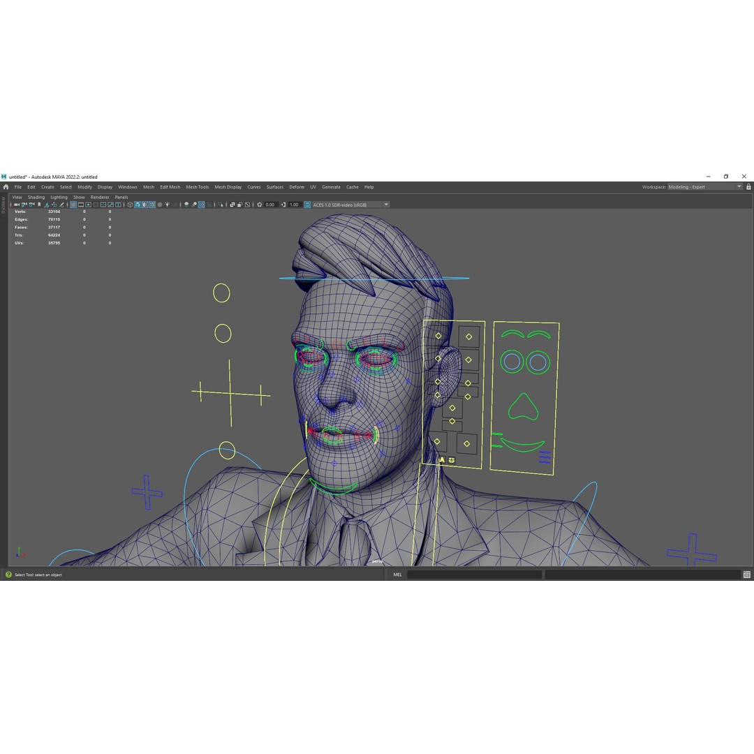 Toon Businessman 3D Model – Low Poly Rigged Character for Animation - View 24