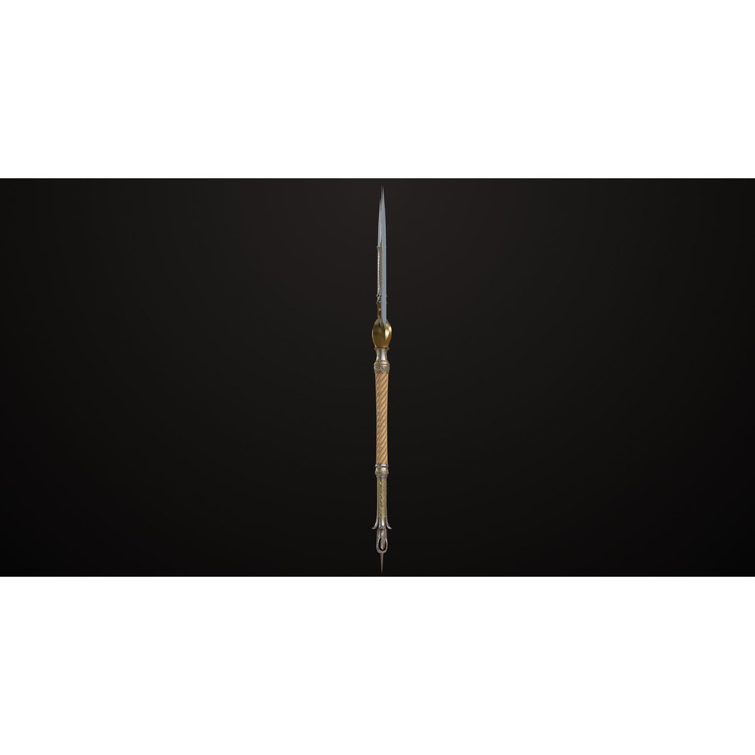 Battle Axe 3D Model – Low Poly Game Asset, PBR Textures Included - View 11