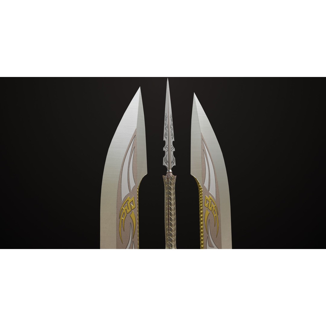Battle Axe 3D Model – Low Poly Game Asset, PBR Textures Included - View 15