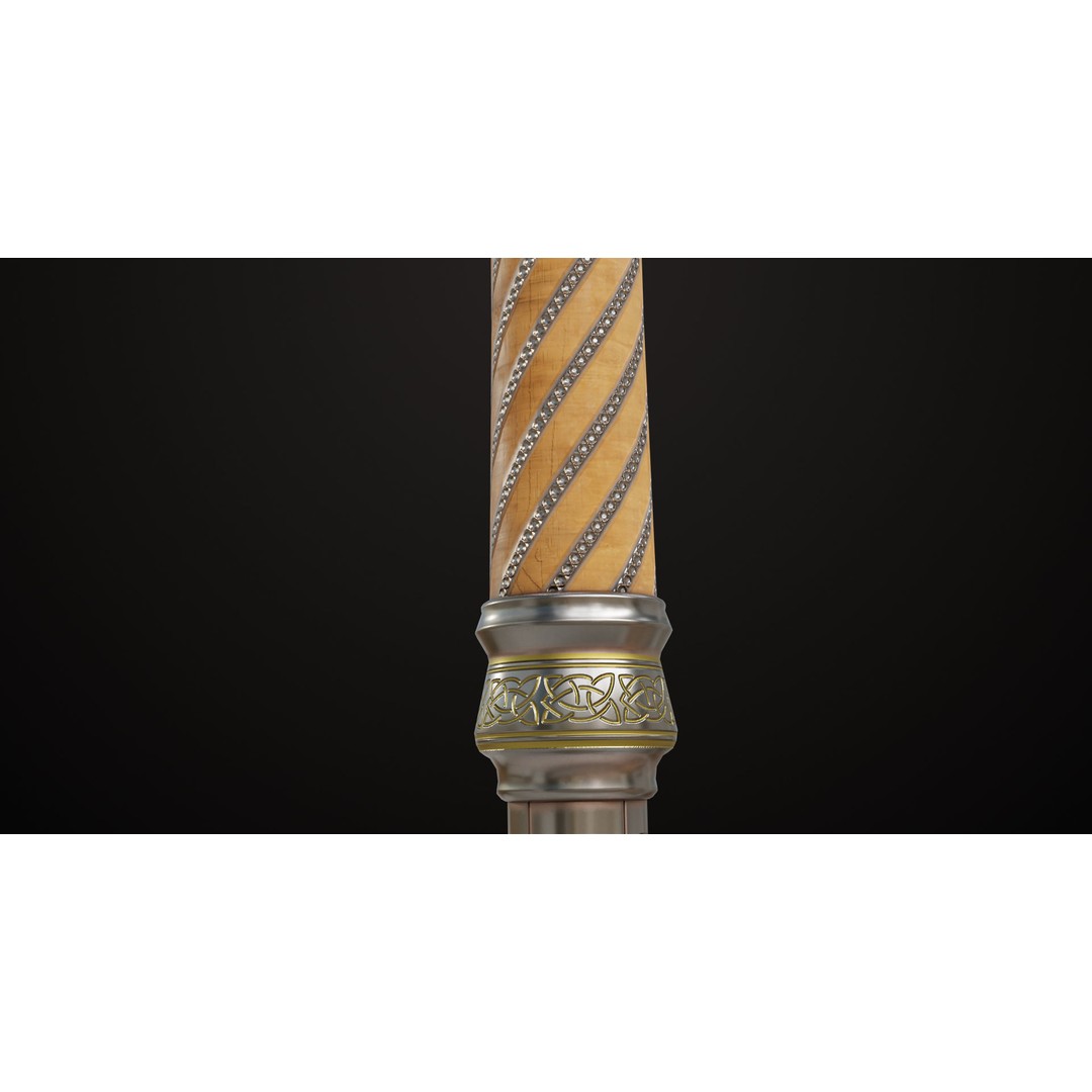 Battle Axe 3D Model – Low Poly Game Asset, PBR Textures Included - View 18