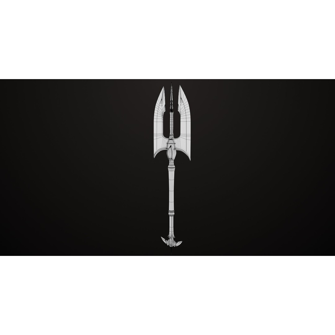 Battle Axe 3D Model – Low Poly Game Asset, PBR Textures Included - View 28