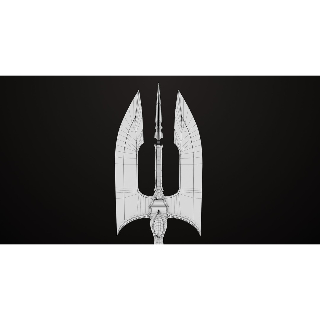 Battle Axe 3D Model – Low Poly Game Asset, PBR Textures Included - View 29