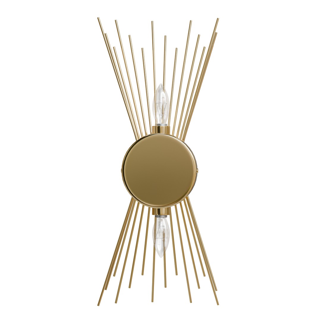 Jovenko Steel Wall Sconce 3D Model – Luxurious PBR Lighting Asset - View 5
