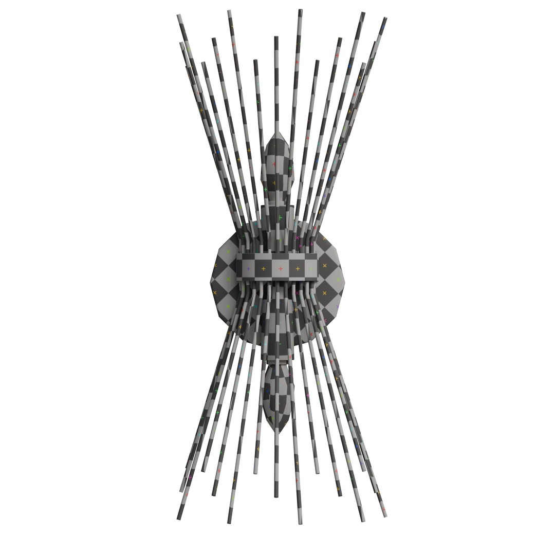 Jovenko Steel Wall Sconce 3D Model – Luxurious PBR Lighting Asset - View 8