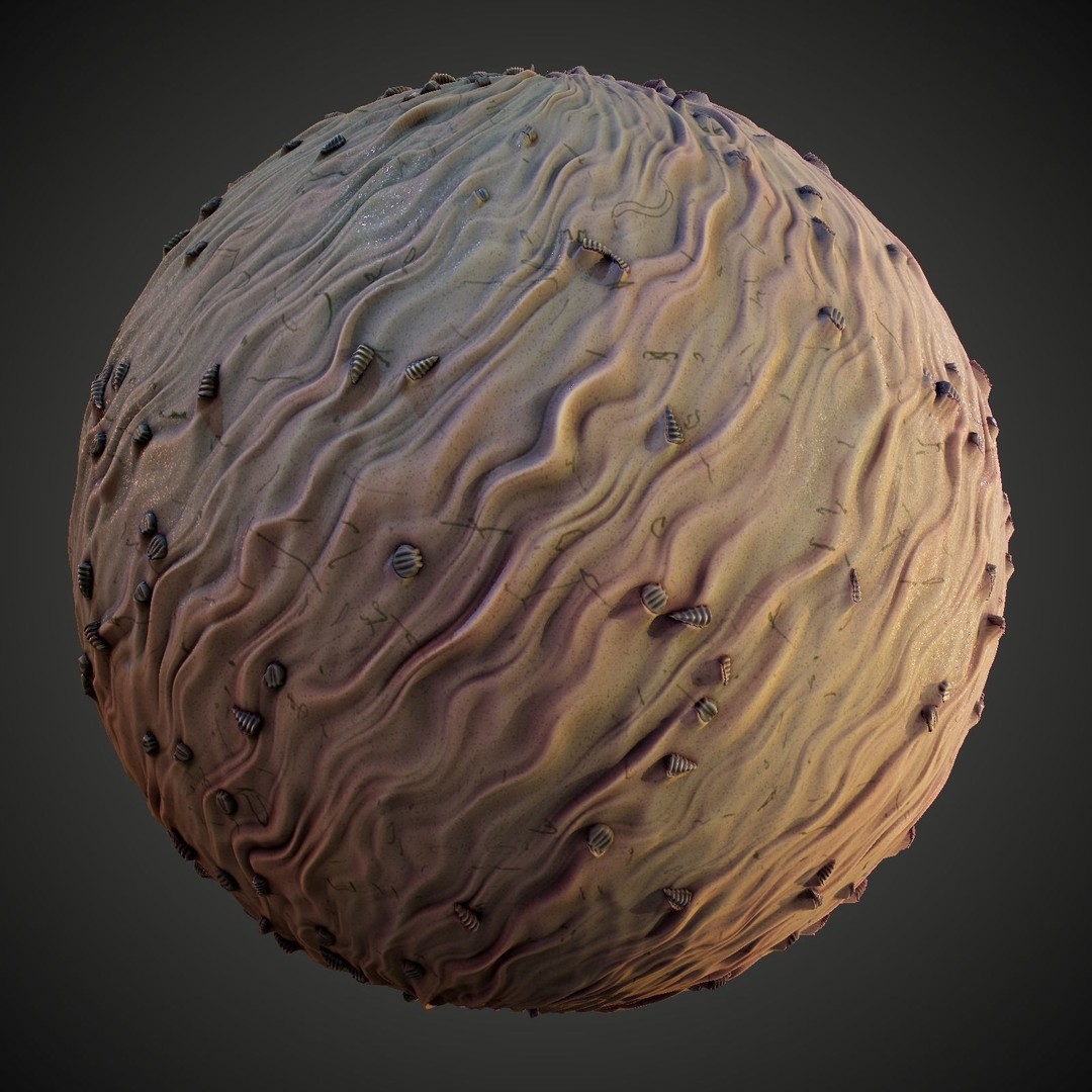 Bog Materials 3D Model – Stylized PBR Textures for Games