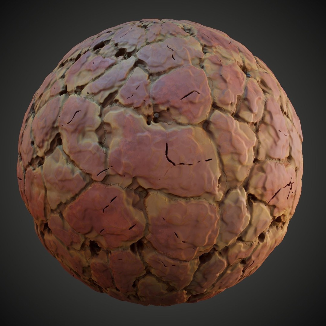 Bog Materials 3D Model – Stylized PBR Textures for Games - View 3