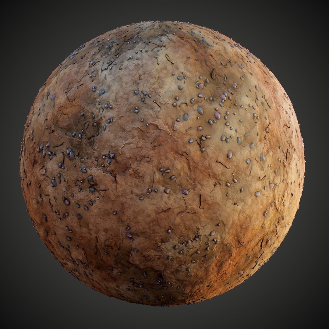 Bog Materials 3D Model – Stylized PBR Textures for Games - View 4