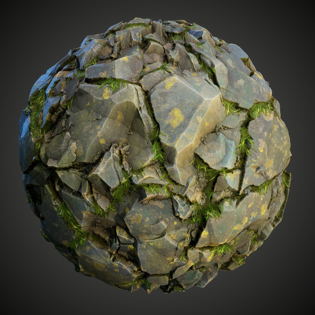 Bog Materials 3D Model – Stylized PBR Textures for Games - View 8
