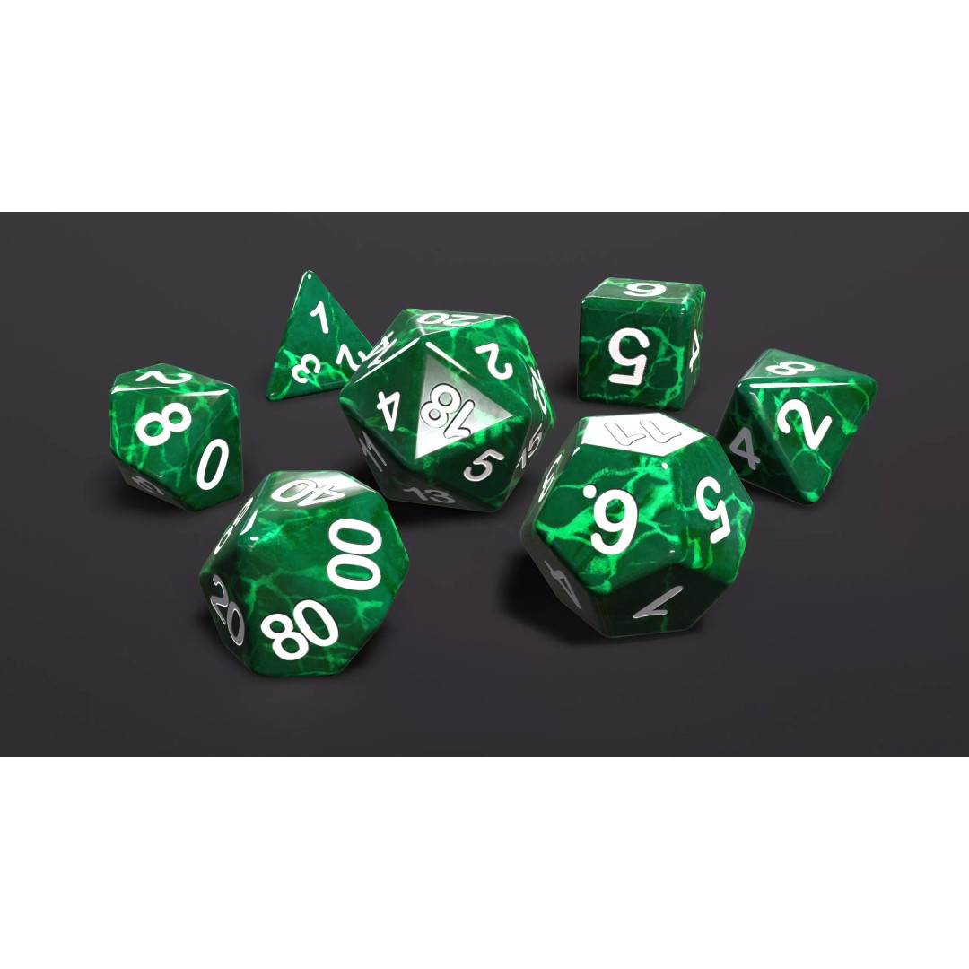 Dice Set 3D Model – Low Poly Game Asset, PBR Textures, FBX, OBJ - View 2