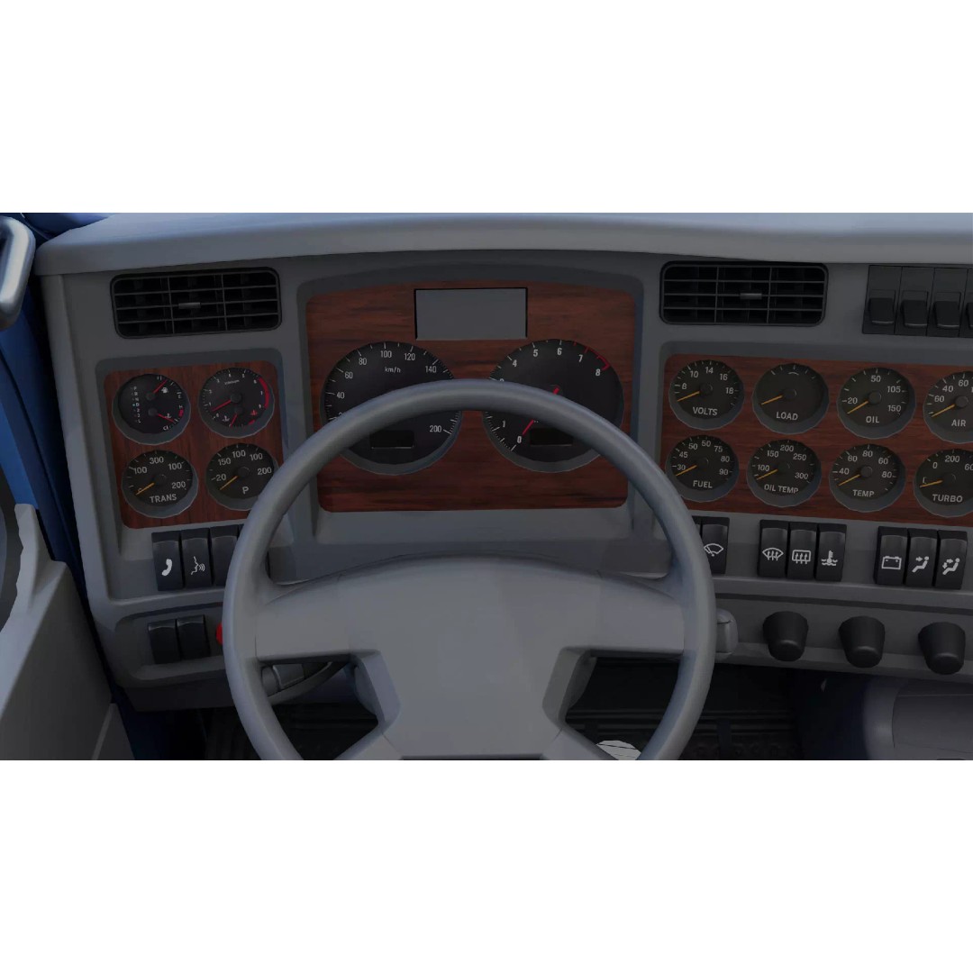Heavy Truck Chassis 3D Model – Low Poly PBR Rigged Asset, FBX - View 35