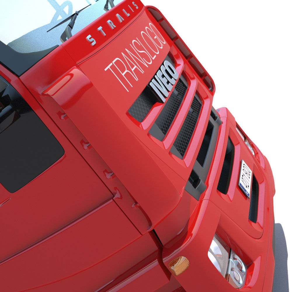 IVECO Stralis Dump Truck 3D Model – High Poly Vehicle Asset, FBX