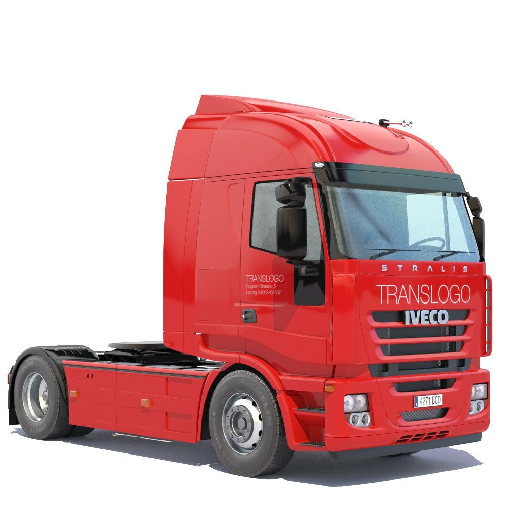 IVECO Stralis Dump Truck 3D Model – High Poly Vehicle Asset, FBX - View 10