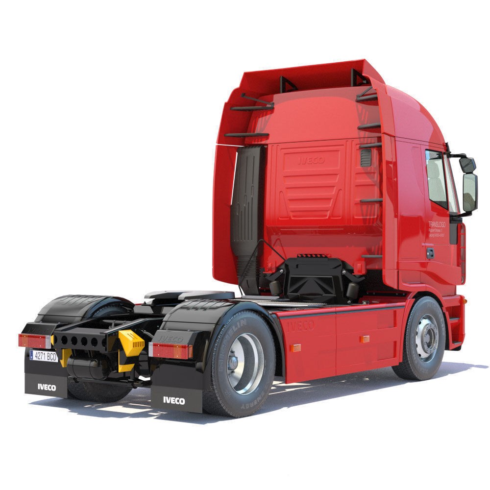 IVECO Stralis Dump Truck 3D Model – High Poly Vehicle Asset, FBX - View 11