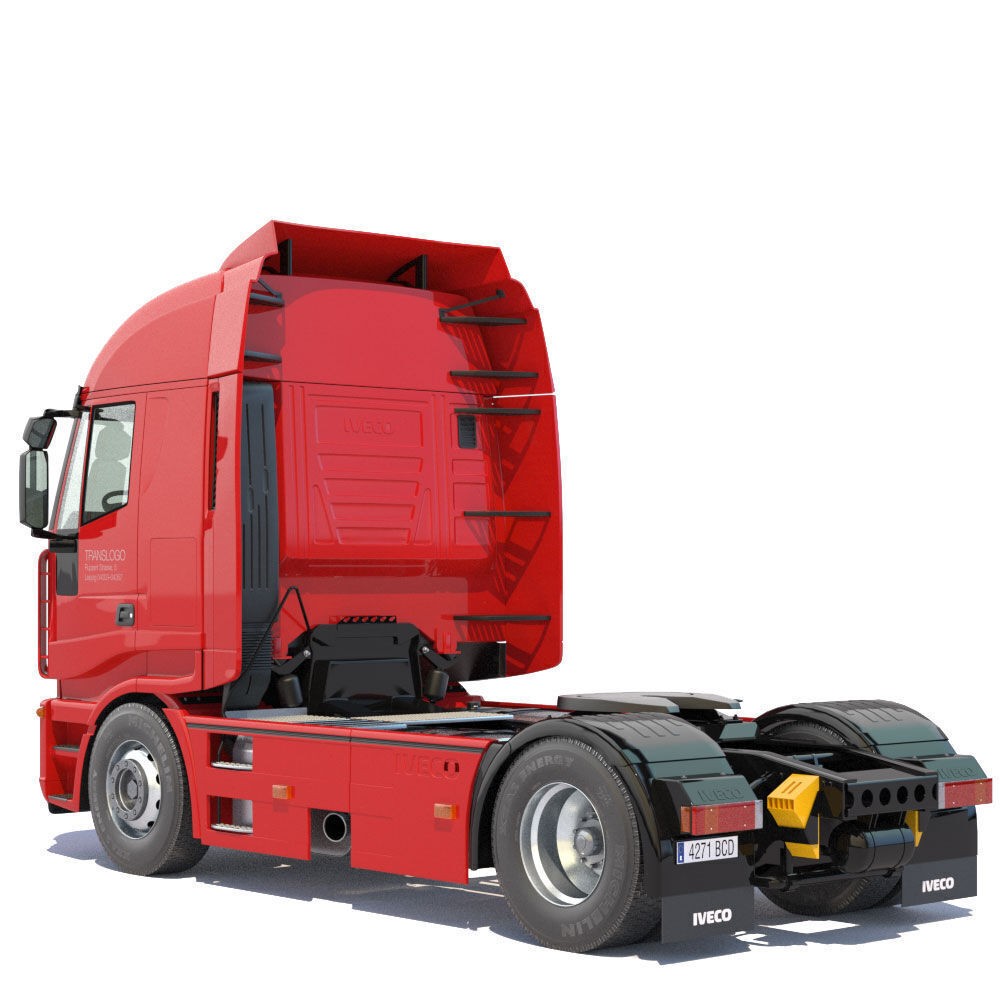IVECO Stralis Dump Truck 3D Model – High Poly Vehicle Asset, FBX - View 12
