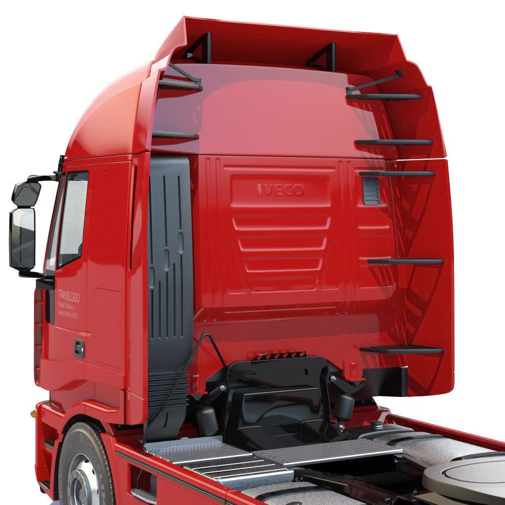 IVECO Stralis Dump Truck 3D Model – High Poly Vehicle Asset, FBX - View 17
