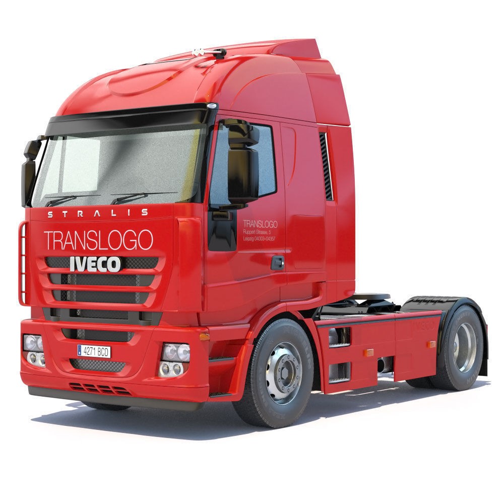 IVECO Stralis Dump Truck 3D Model – High Poly Vehicle Asset, FBX - View 9