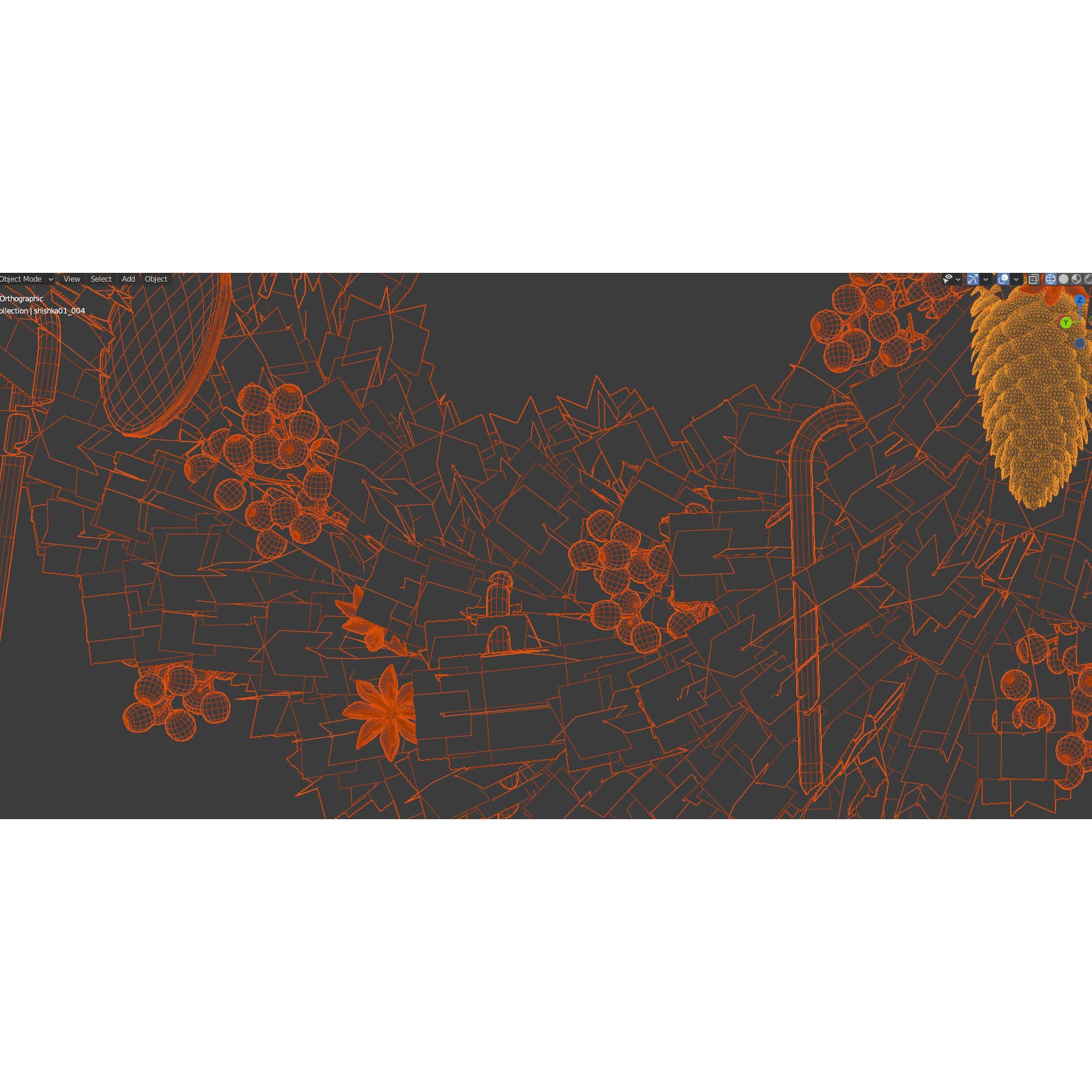 Christmas Wreath - PBR Game-Ready 3D Model - View 13