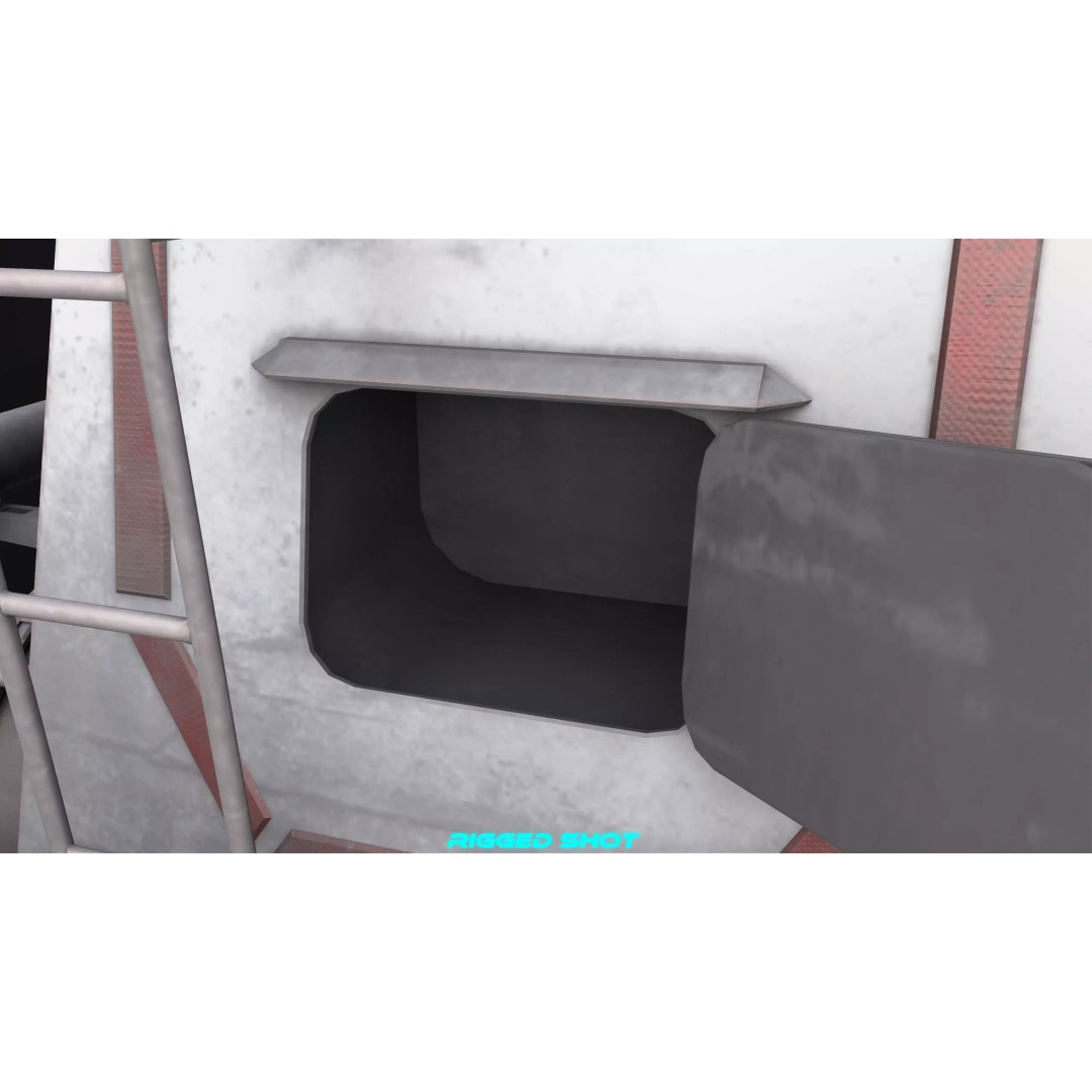 Dusty Cement Trailer 3D Model – Rigged Low-Poly PBR Asset for Unity & UE - View 27