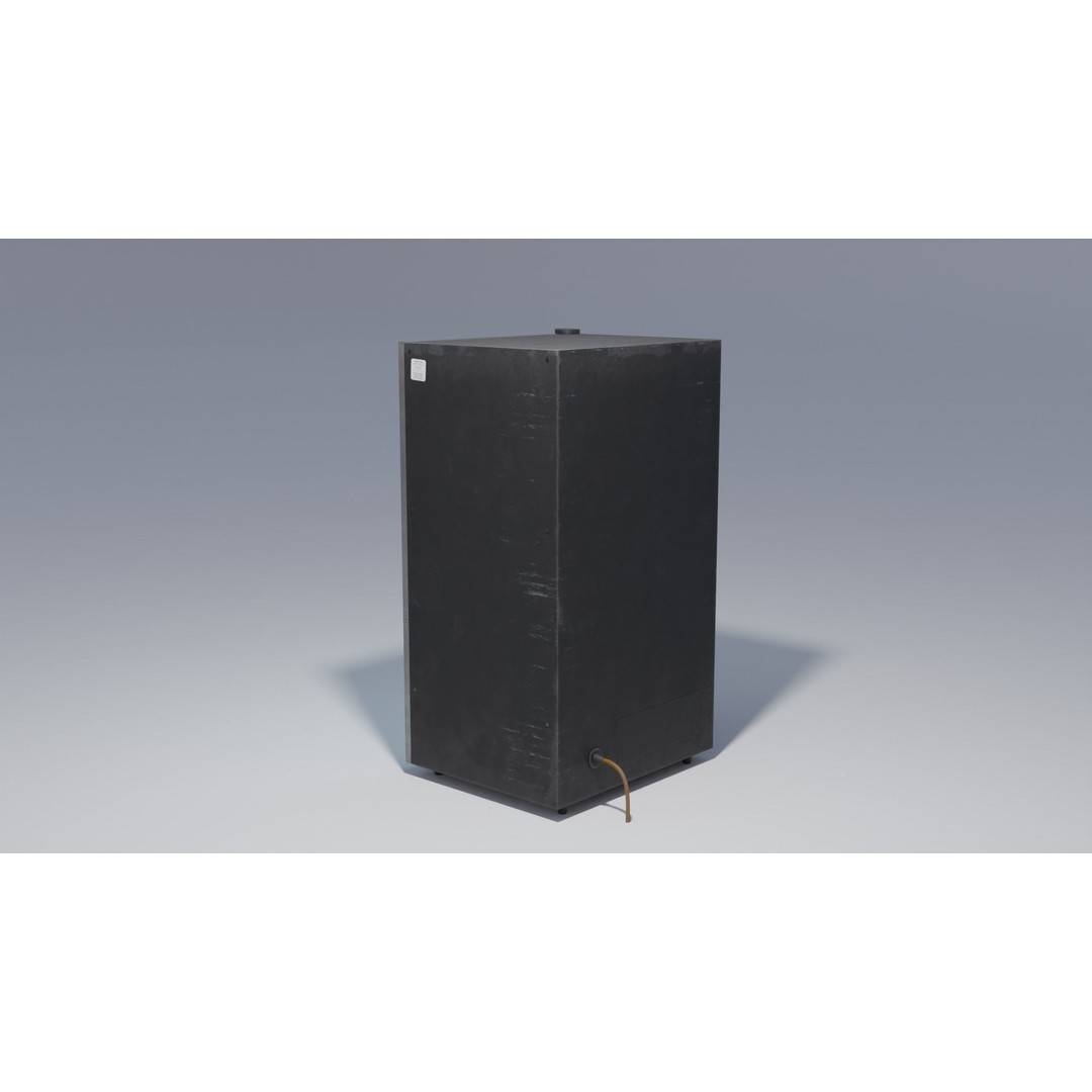 80s Retro Vending Machine 3D Model – Low Poly PBR Asset, FBX - View 8