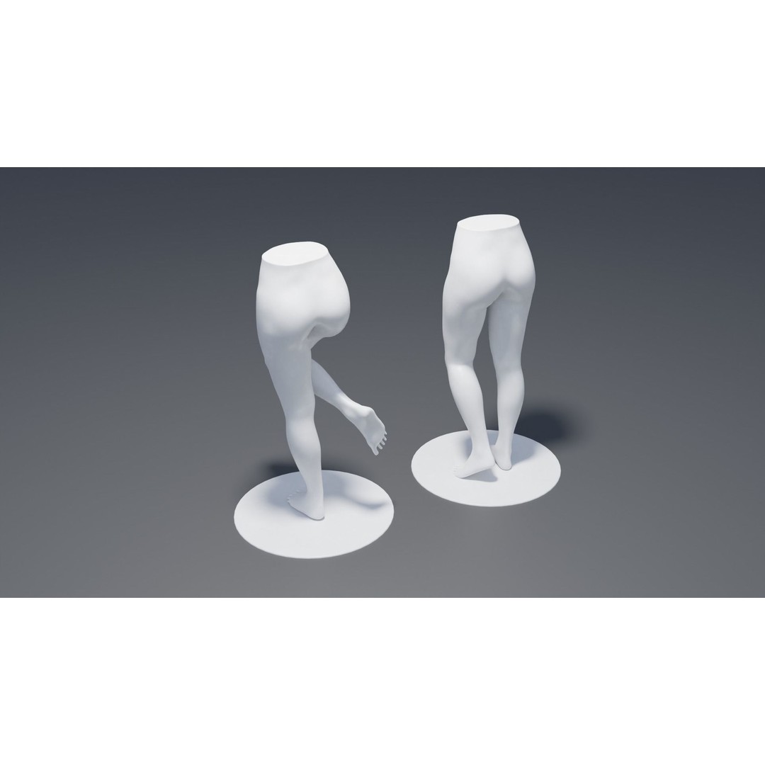 Female Mannequins 3D Model – Rigged Poses with 4K Textures, FBX - View 11