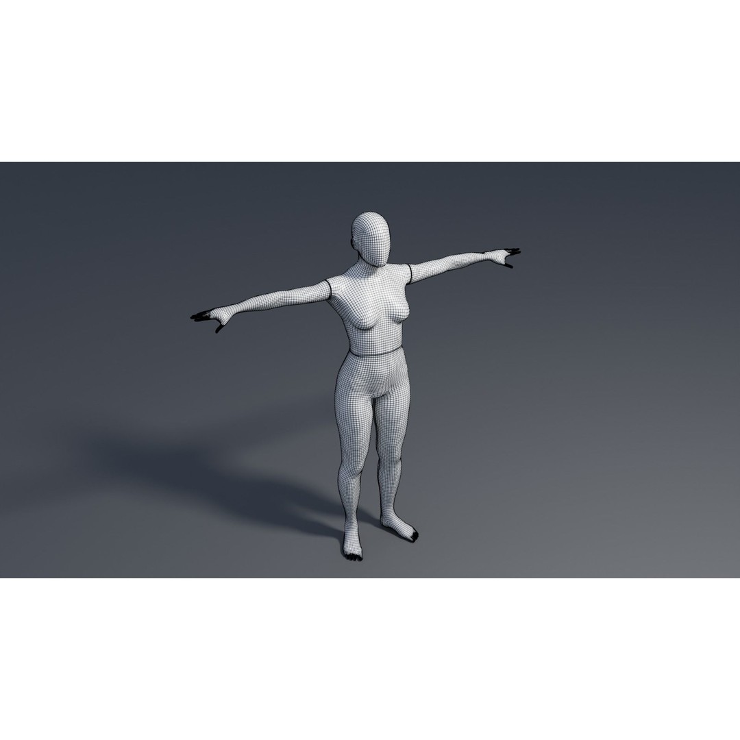Female Mannequins 3D Model – Rigged Poses with 4K Textures, FBX - View 6