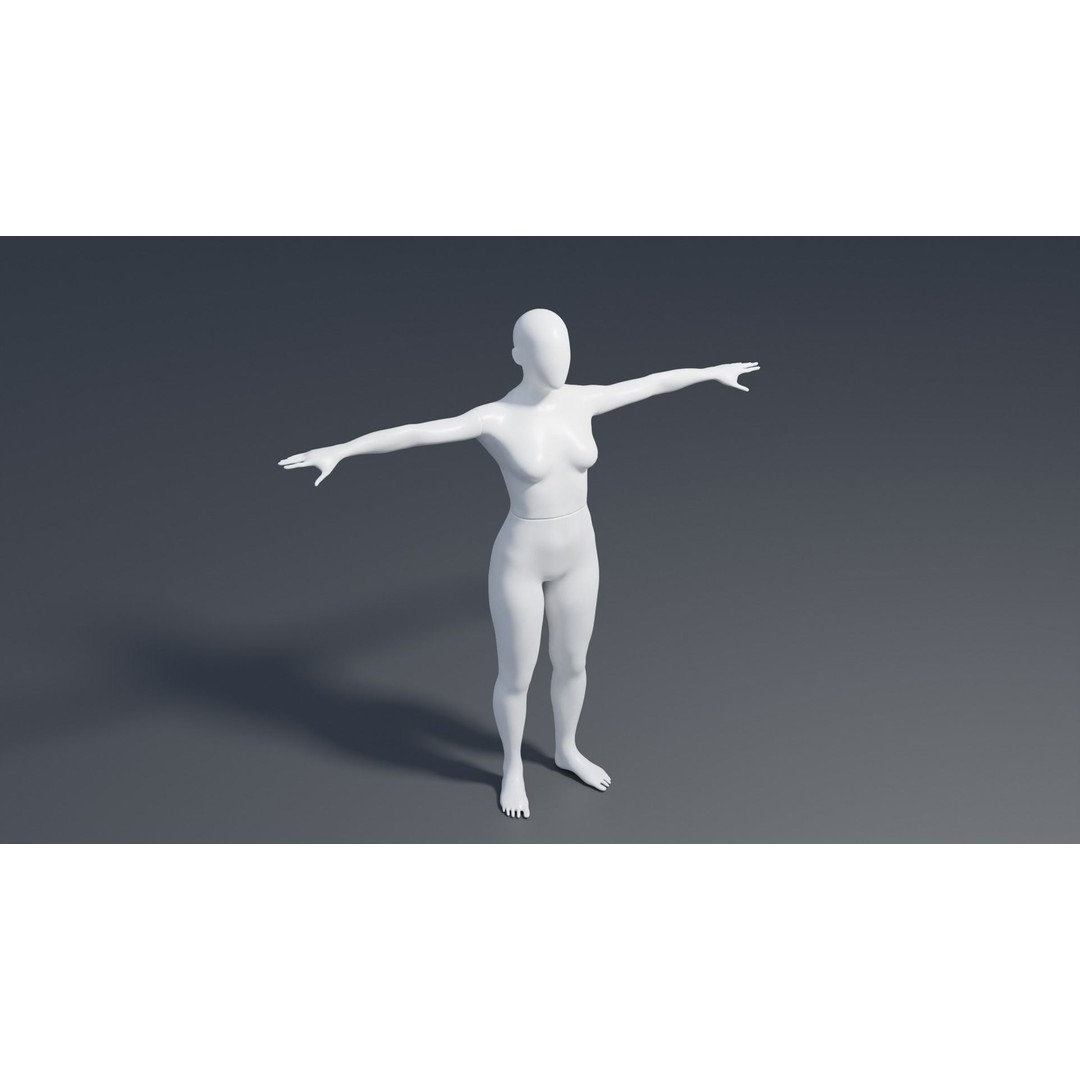 Female Mannequins 3D Model – Rigged Poses with 4K Textures, FBX - View 7