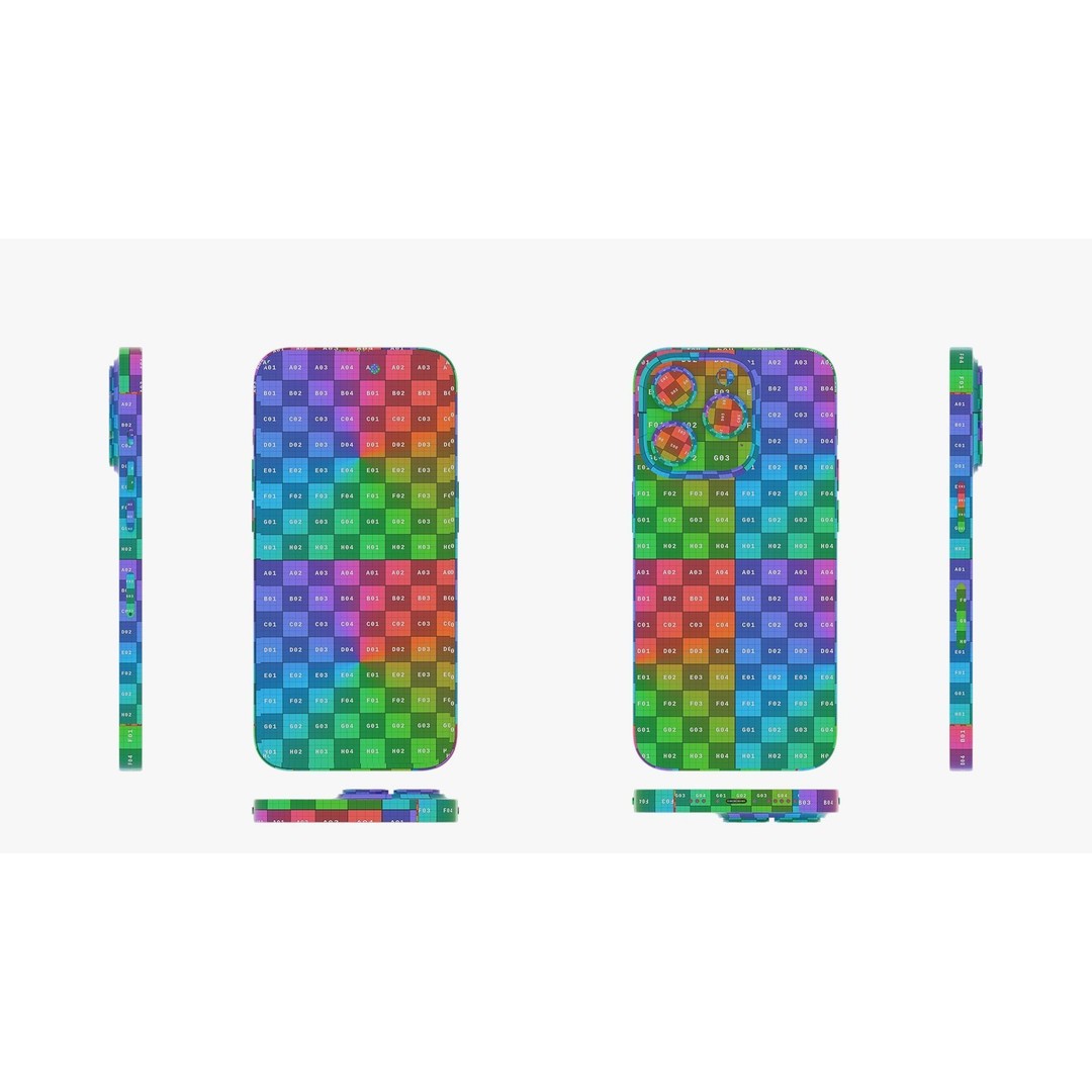 iPhone 14 Pro 3D Model – Detailed Collection with PBR Textures, FBX/OBJ