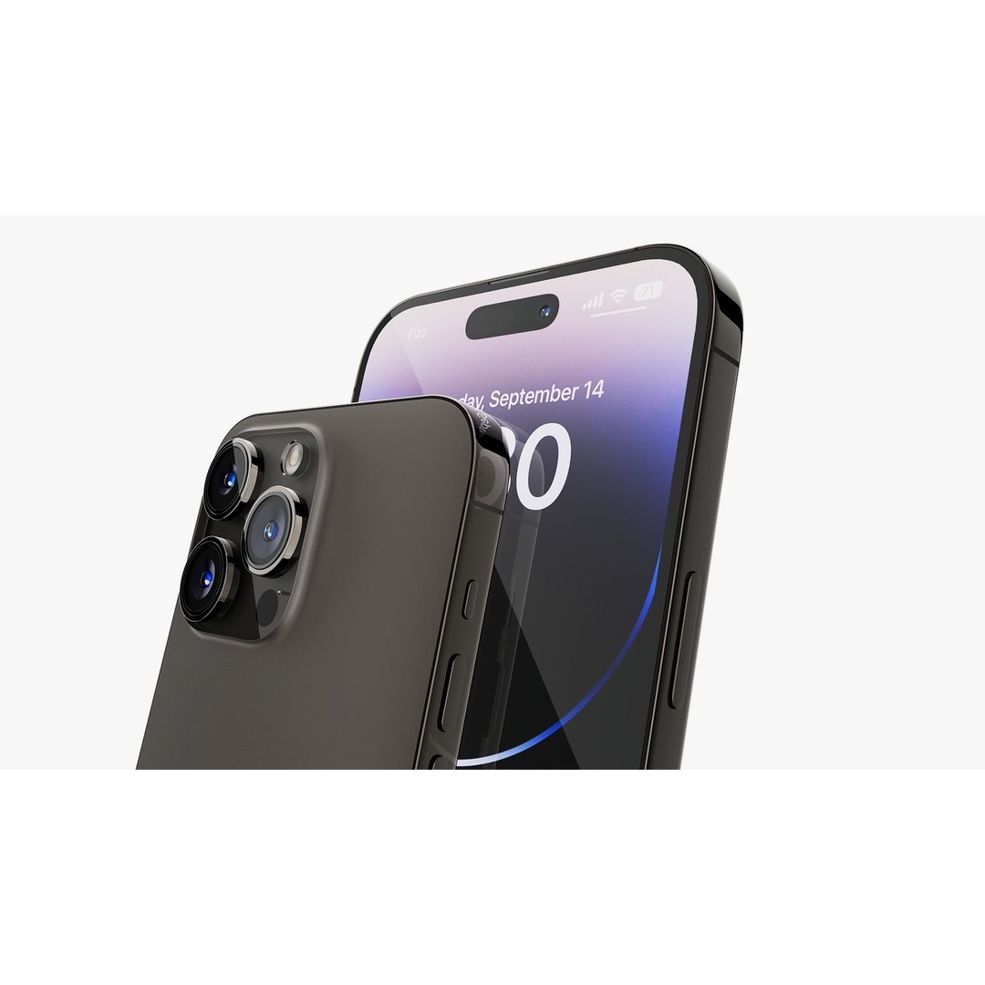 iPhone 14 Pro 3D Model – Detailed Collection with PBR Textures, FBX/OBJ - View 38
