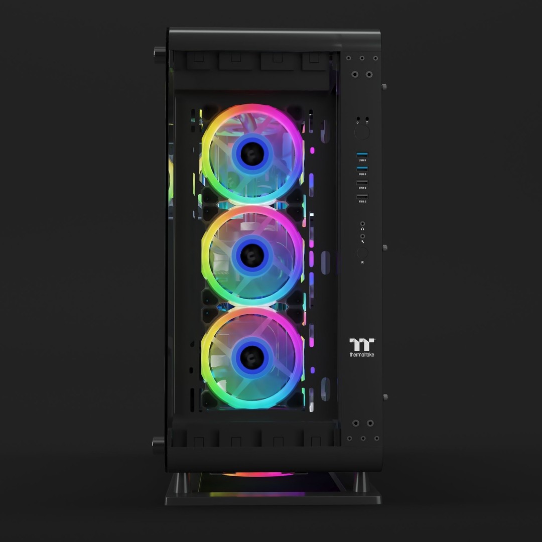 Thermaltake Core P6 Tempered PC 3D Model – High Poly Game Asset, FBX - View 5