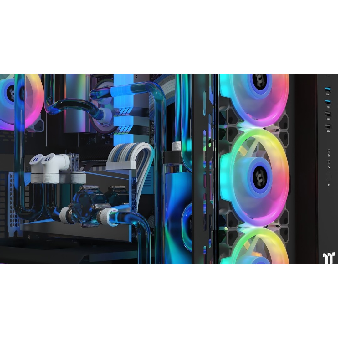 Thermaltake Core P6 Tempered PC 3D Model – High Poly Game Asset, FBX - View 7