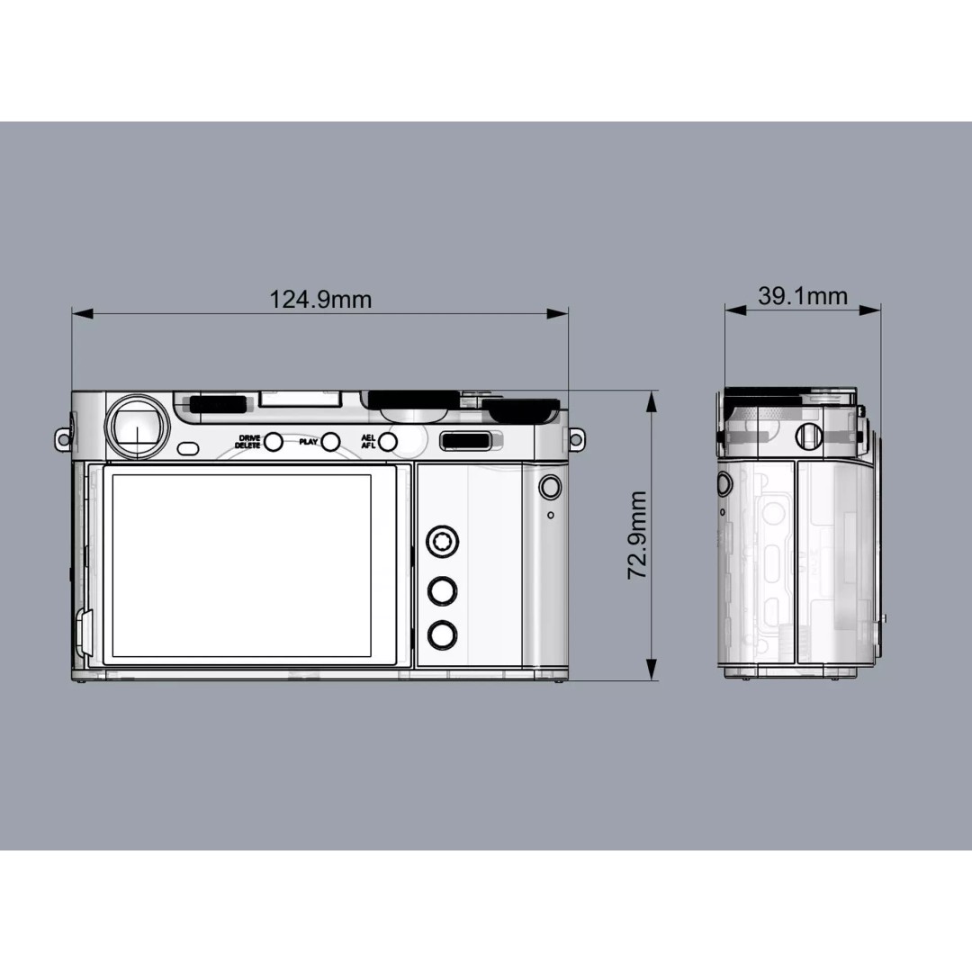 FUJIFILM X-E5 3D Model – High Poly Camera with PBR Textures, FBX - View 21